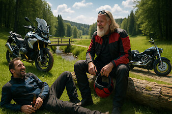 Motorradtour zum Arber